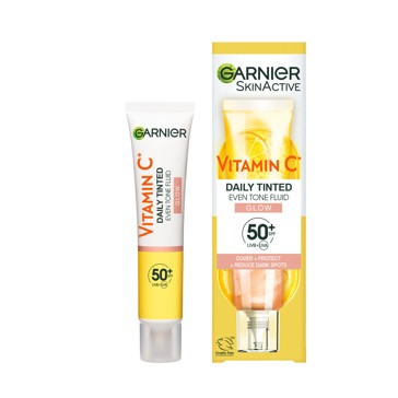 Garnier SkinActive Daily Tinted Even Tone Fluid with SPF50+ 40ml - Vitamin C