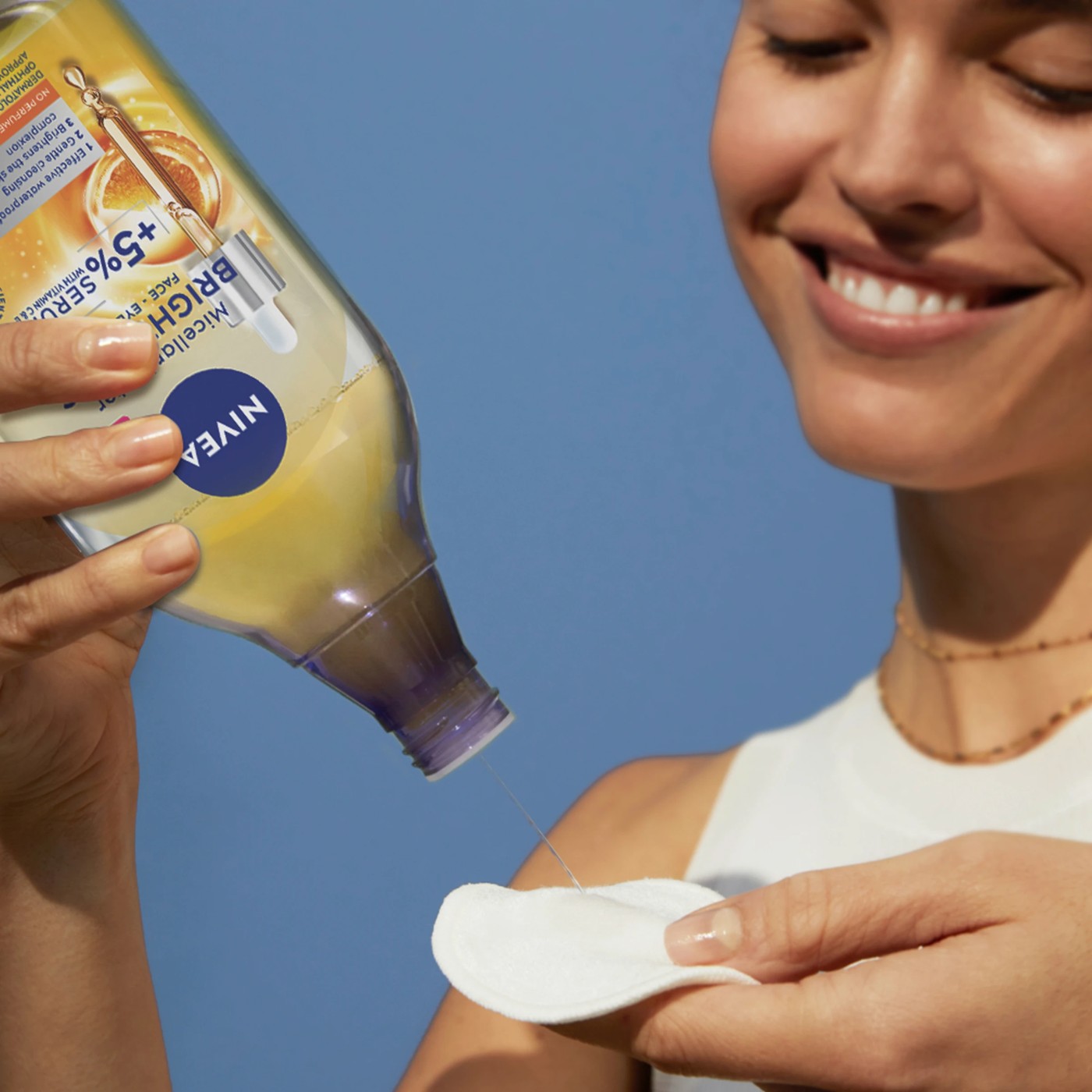 Nivea Brightening Micellar Water 400ml - 5% Serum with Vitamin E and C and Amino Acid Complex 6 of 6