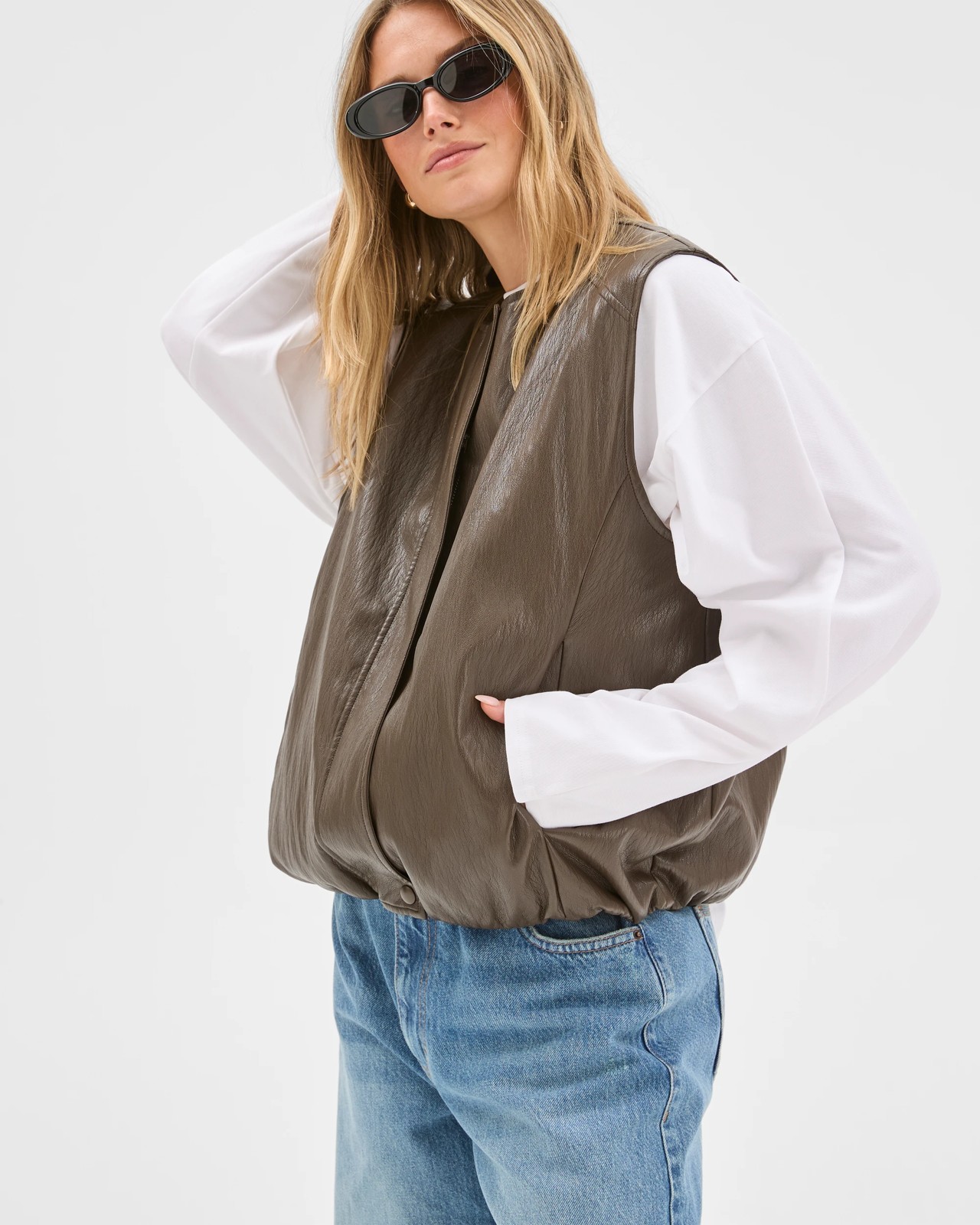 Lily Loves PU Vest 4 of 5