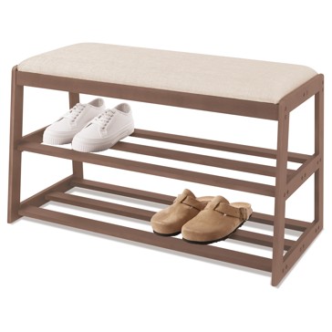 Anko Walnut Look Shoe Bench