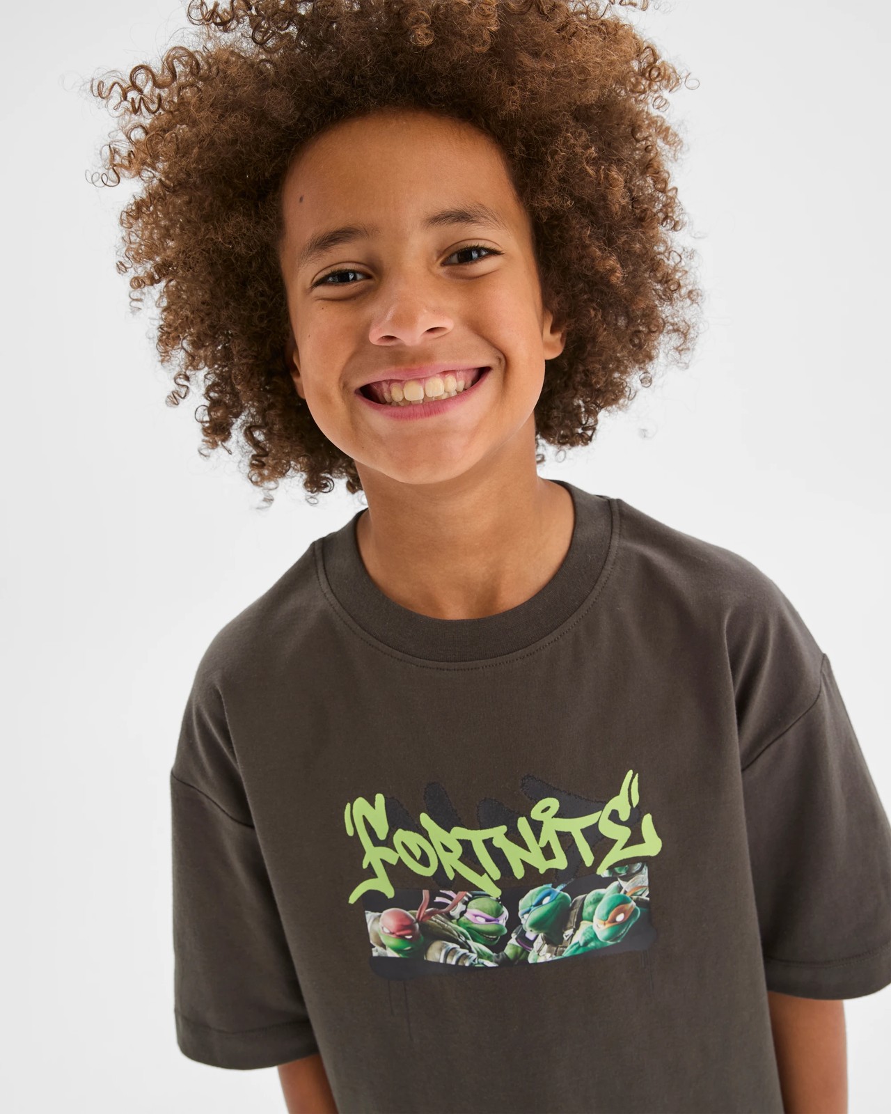 Teenage Mutant Ninja Turtles/Fortnite Australian Cotton Oversized T-Shirt 2 of 6
