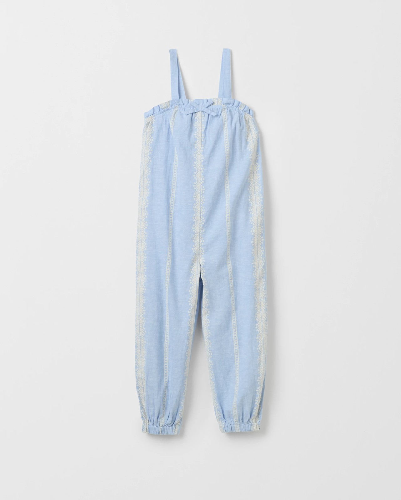 Australian Cotton Blend Jumpsuit - Blue 4 of 5