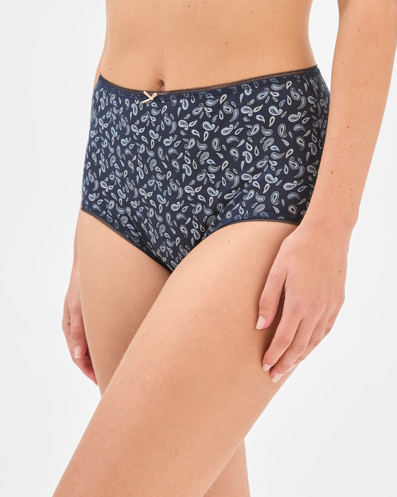 Australian Cotton 5 Pack Full Briefs - Paisley & Animal 3 of 5