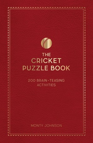 The Cricket Puzzle Book by Monty Johnson - Book