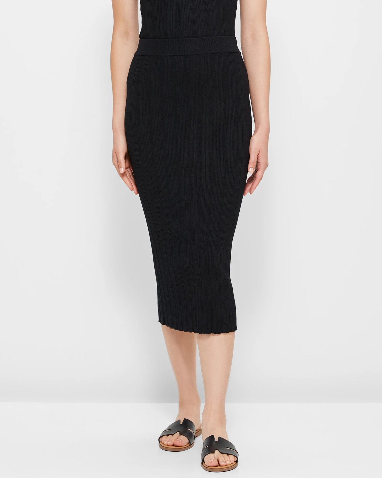 Variegated Tube Midi Skirt Preview Black Target Australia