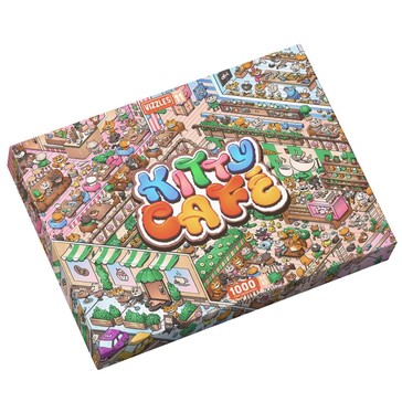 Vizzles Kitty Cafe 1000 Piece Jigsaw Puzzle