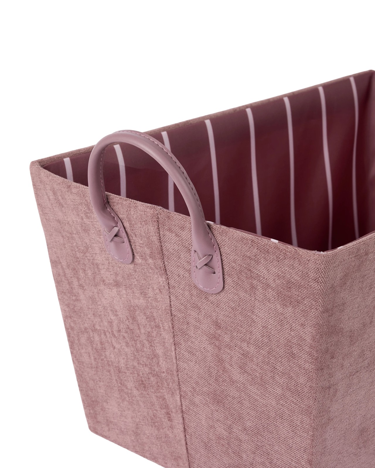 Anko Tapered Chenille Basket - Burgundy 3 of 5