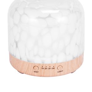 Anko White Confetti Glass Look Aroma Diffuser