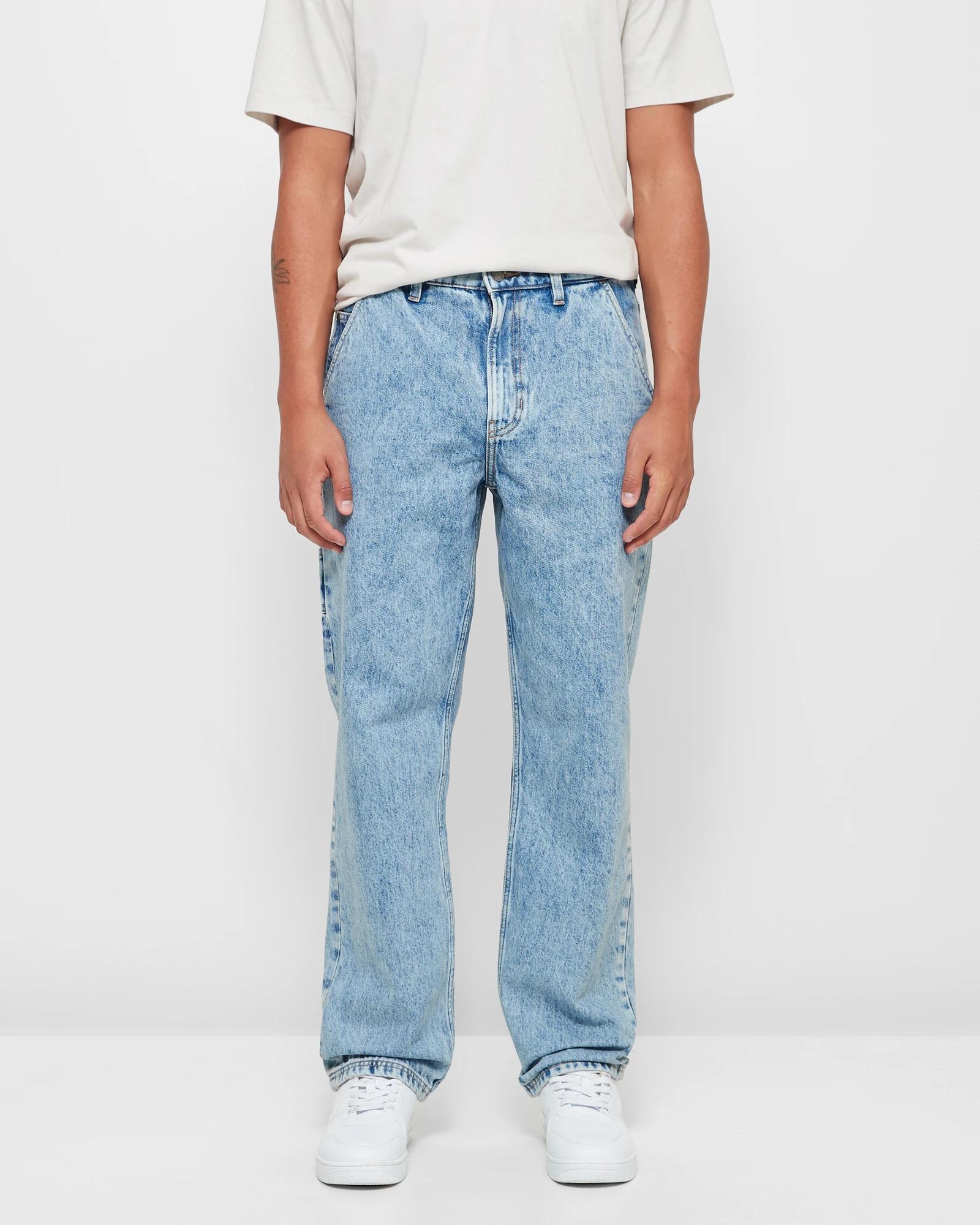 Baggy denim jeans clearance