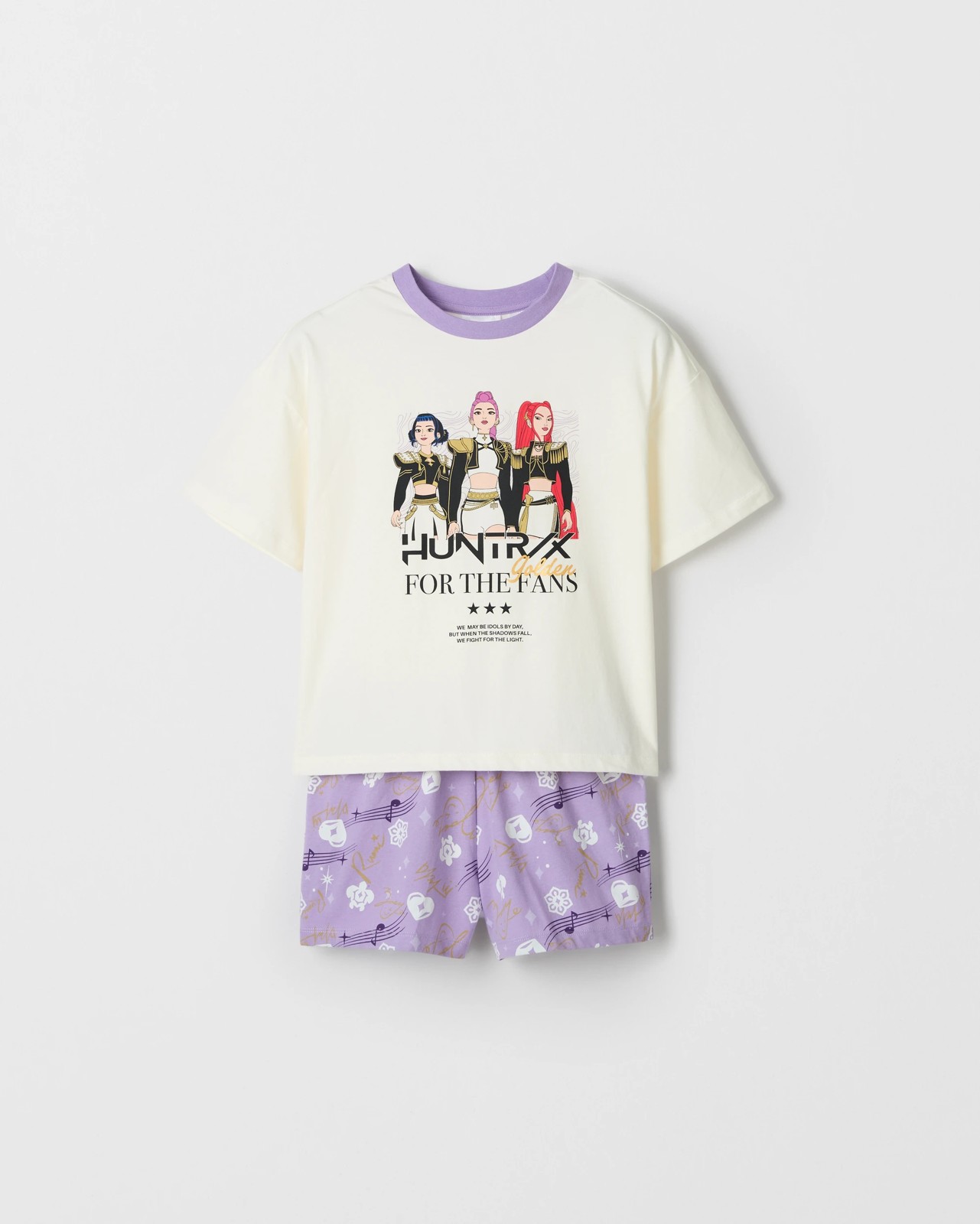 Licensed KPop Demon Hunters Australian Cotton Older Girls Jersey Pyjama Set 5 of 5