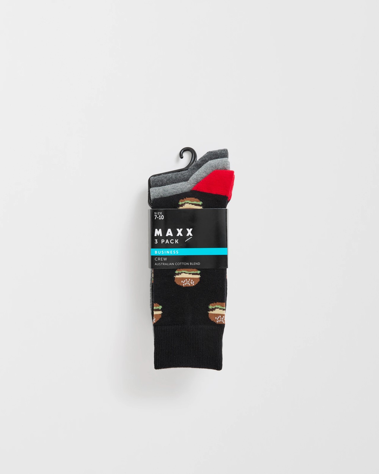 Maxx Australian Cotton Blend 3 Pack Business Socks 3 of 3