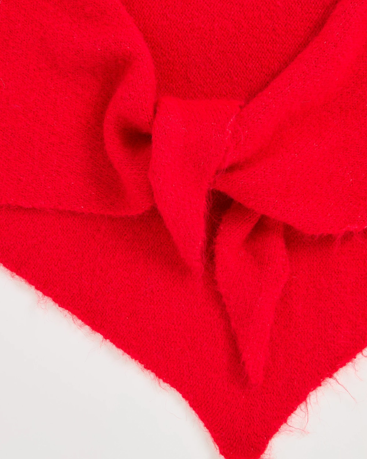 Triangle Wrap Scarf - Red 2 of 2