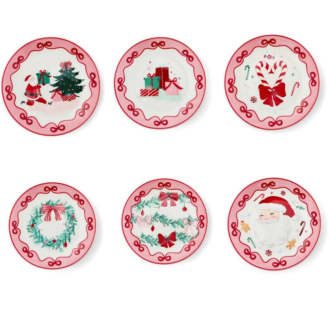 Anko 12 Piece 12 Days of Christmas Side Plates 5 of 6
