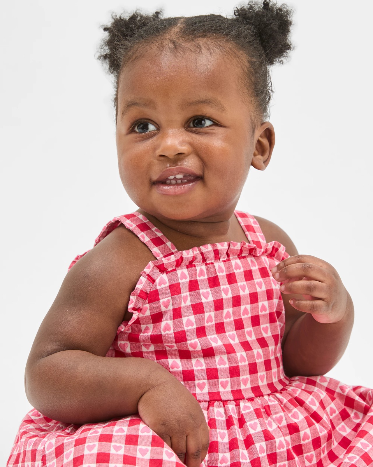 Baby Australian Cotton Christmas Gingham Dress 2 of 5