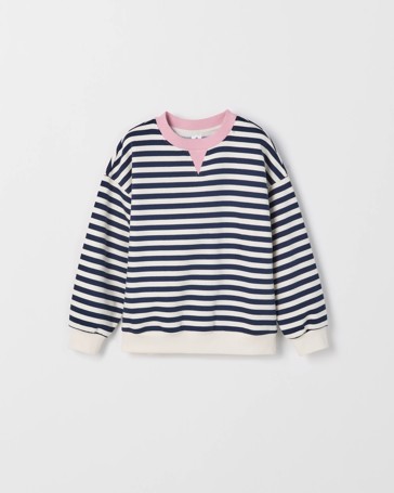Australian Cotton Blend Striped Jumper