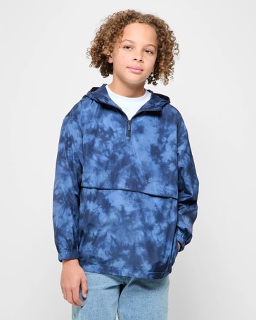 Nylon Qtr Zip Jacket