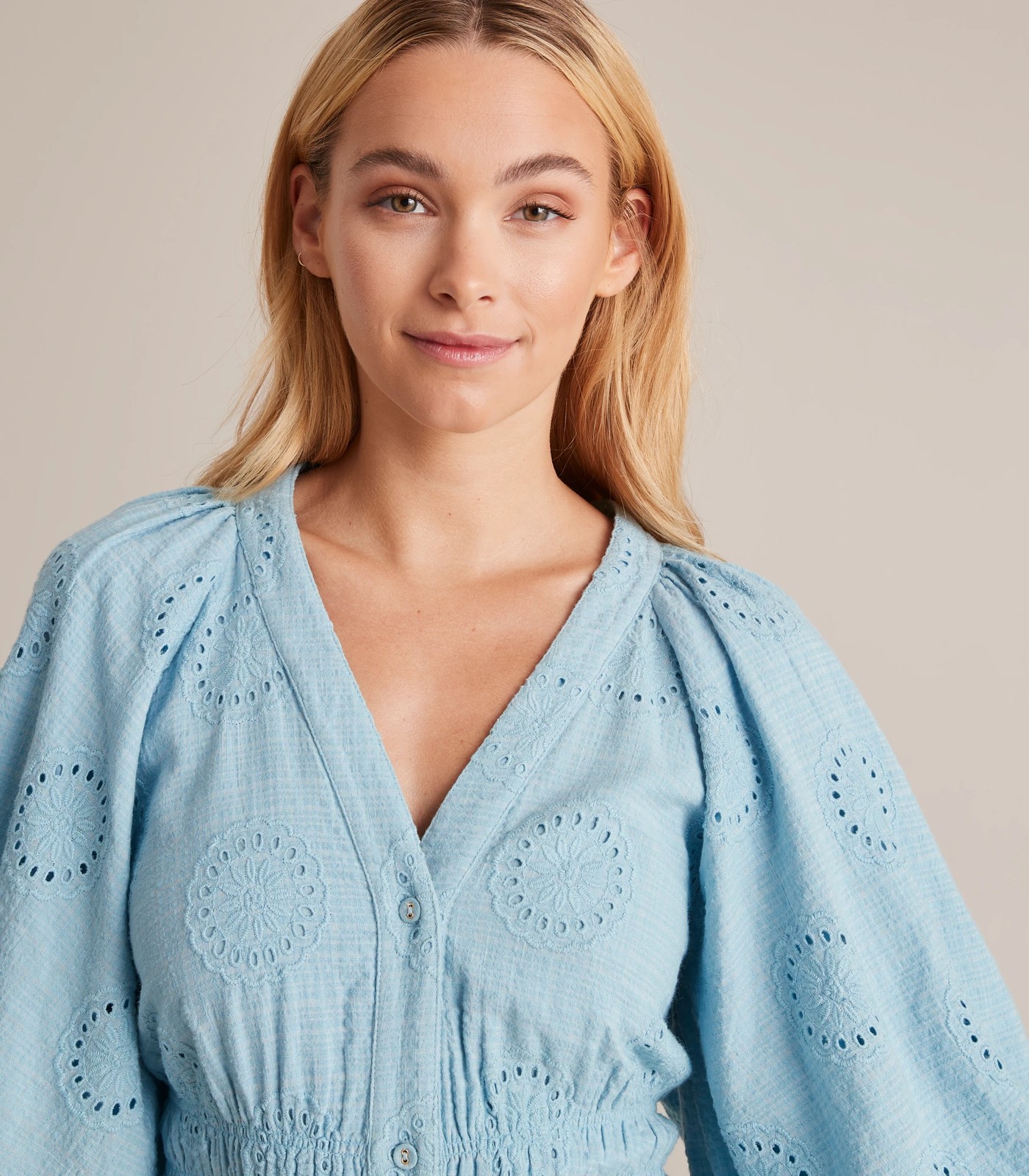 Preview Broderie Midi Dress | Target Australia