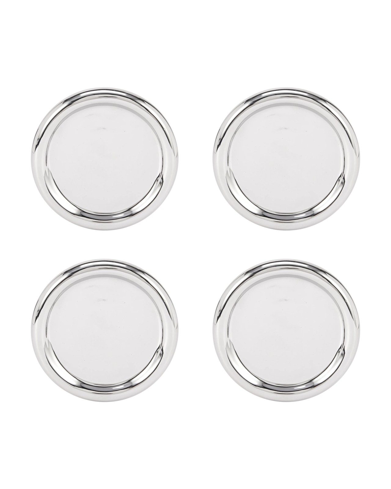 Anko 4 Silver Look Bubble Coasters 2 of 4