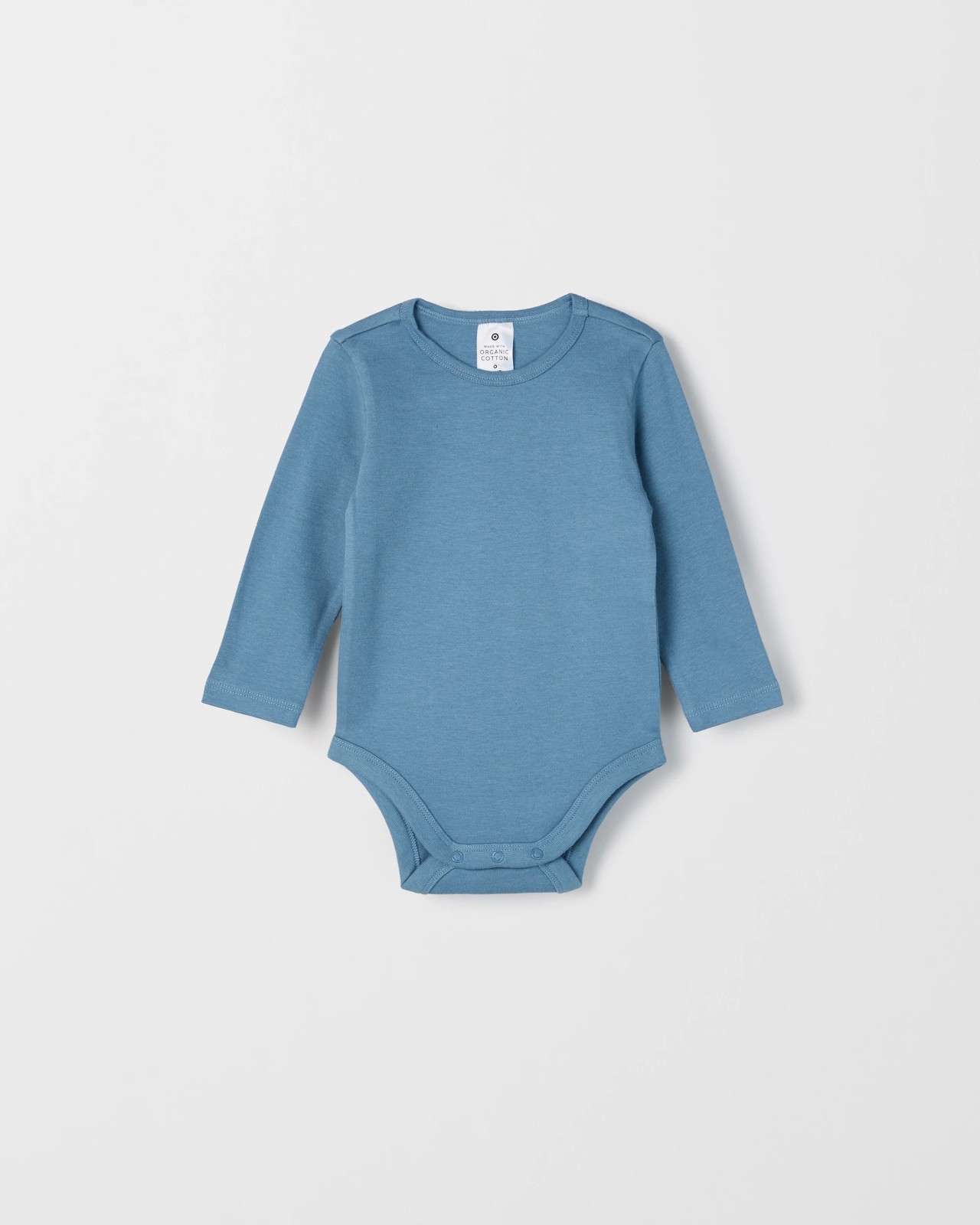 Baby Organic Cotton 3 Pack Long Sleeve Bodysuit 3 of 4