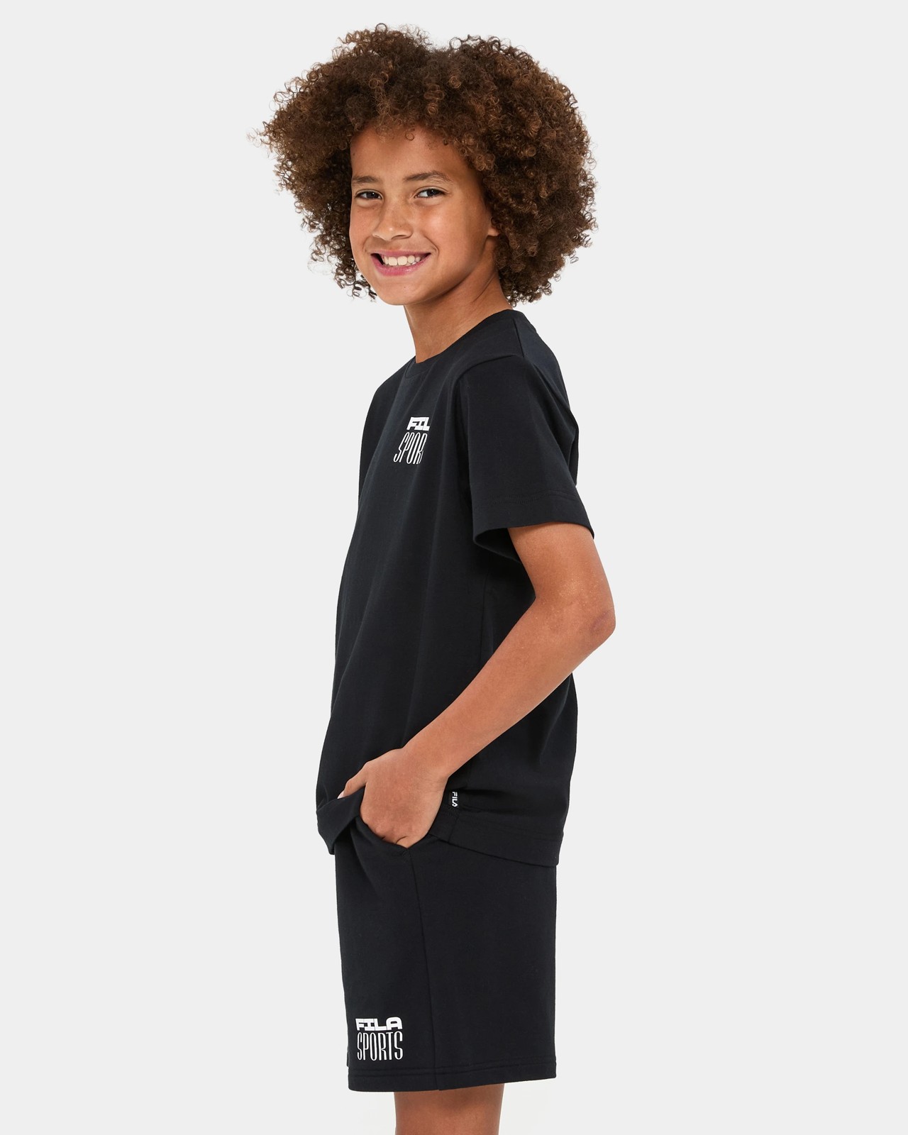Fila Nico Australian Cotton T-Shirt - Black 2 of 5
