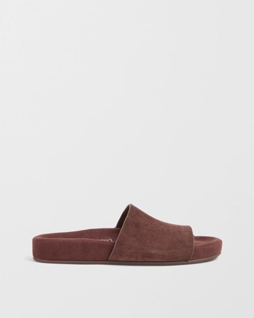 Genuine Suede Haven Slides