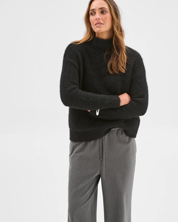 Preview Plush Mock Neck Jumper