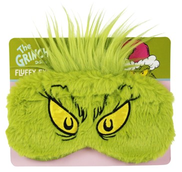 Dr. Seuss The Grinch Fluffy Eye Mask - Green