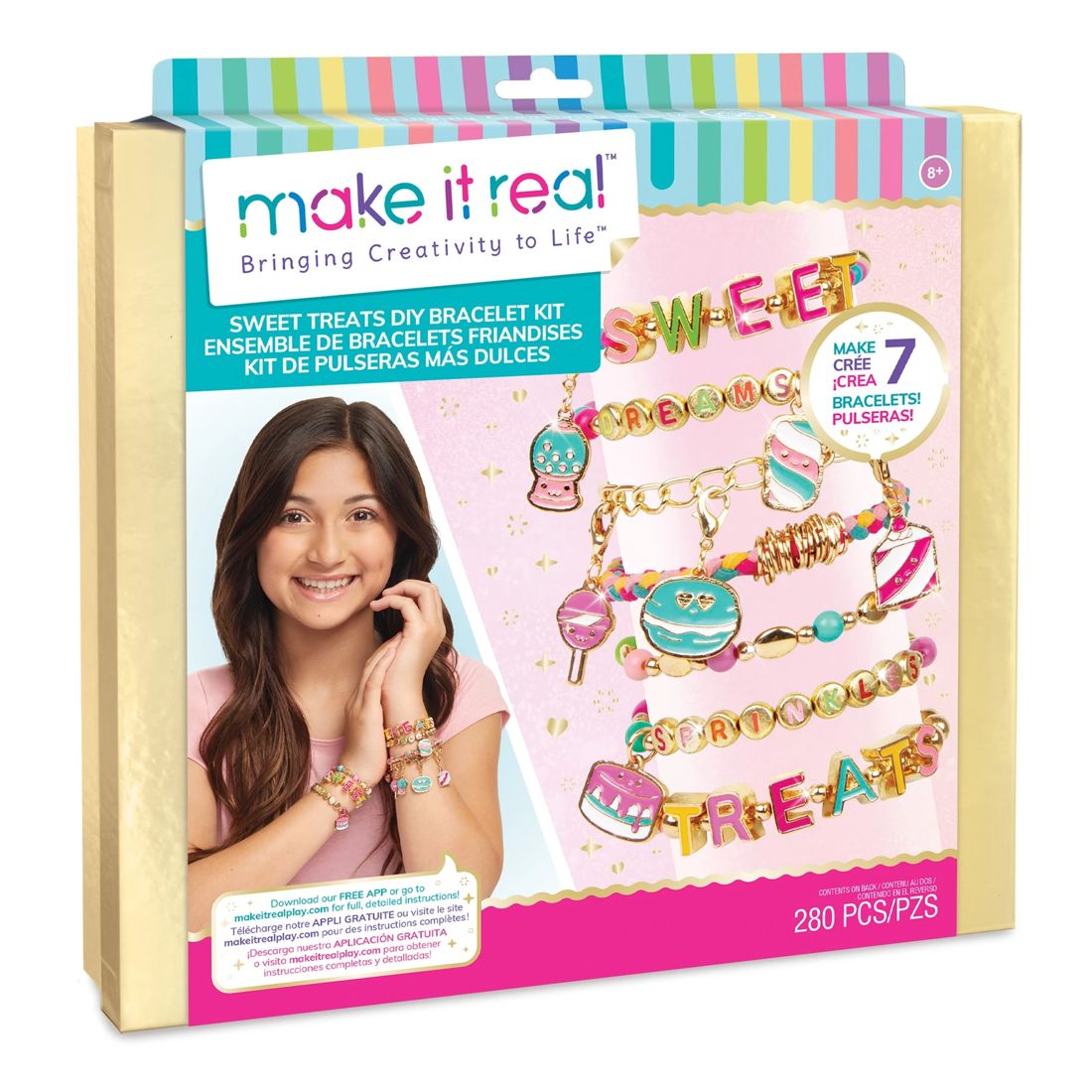 Make It Real Sweet Treats DIY Bracelet Kit Target Australia