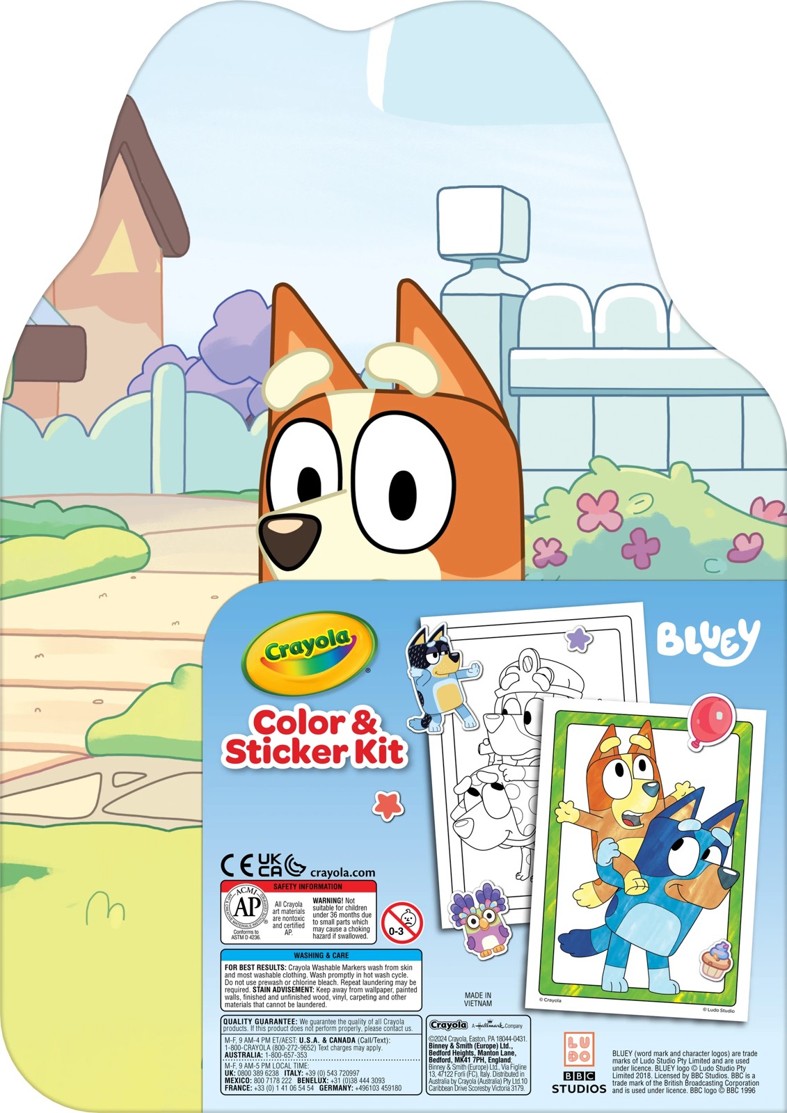 Crayola Colour and Sticker Kit - Bluey 2 of 3