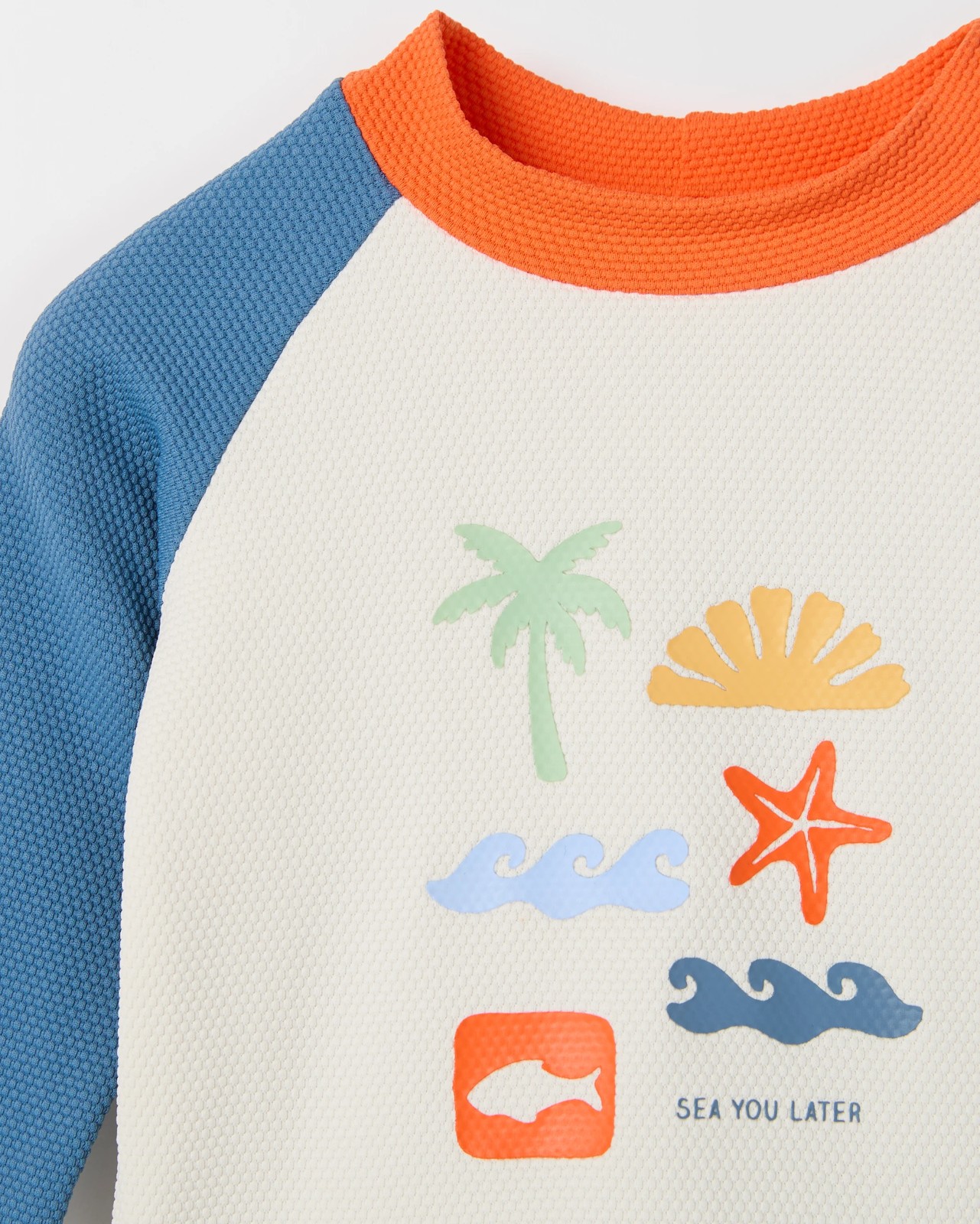 Baby Raglan Rash Vest & Nappy Cover 2 Piece Swim Set 2 of 2
