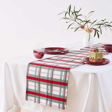 Anko Plaid Table Runner