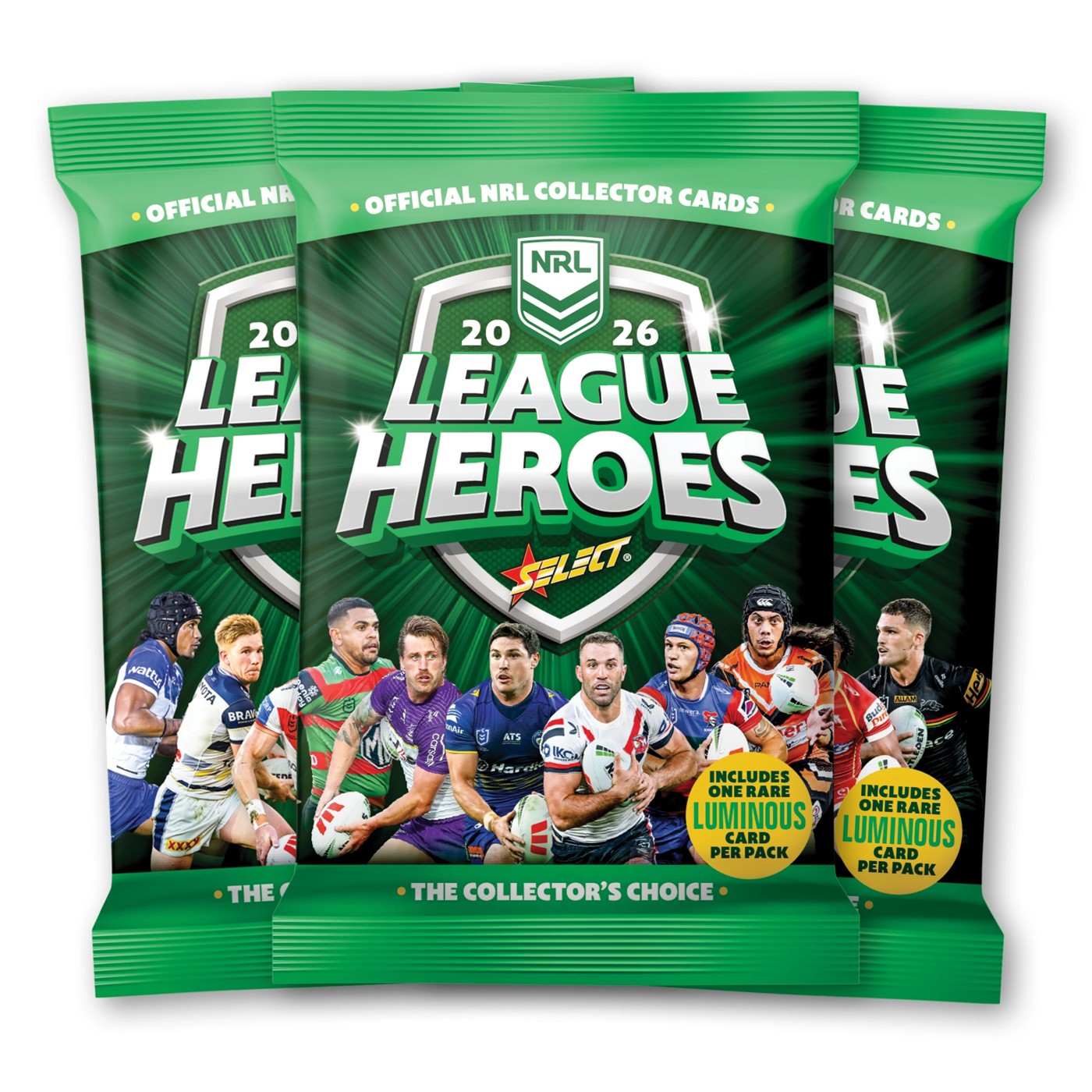 2026 NRL League Heroes Cards Pack 3 of 3