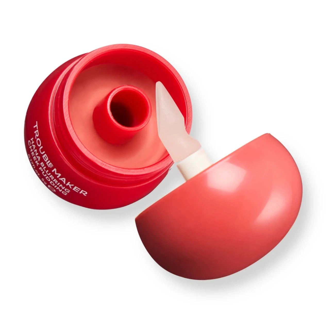 Trouble Maker Little Pudding Blurring Lip + Cheek Mousse - Kimmi Coral Pink 2 of 3