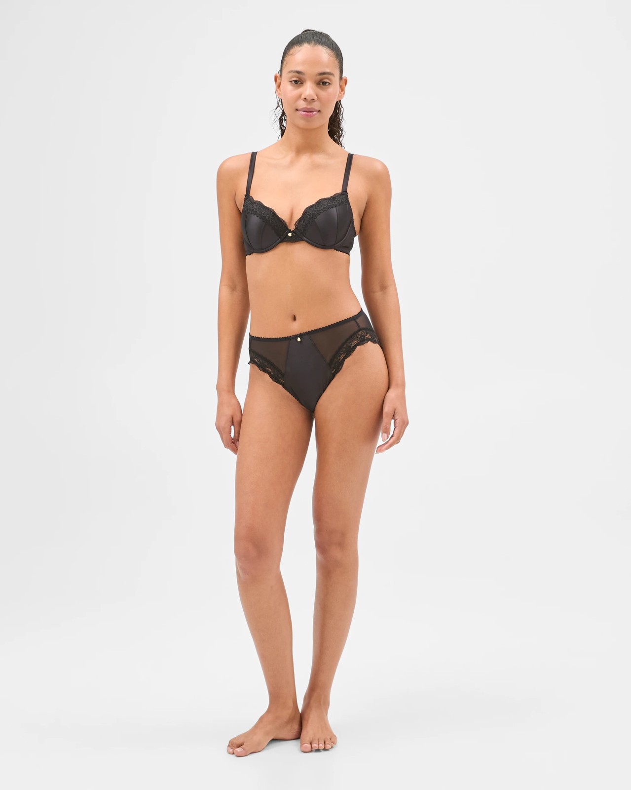 Wren Co-Ord Push Up Bra - Black 2 of 6