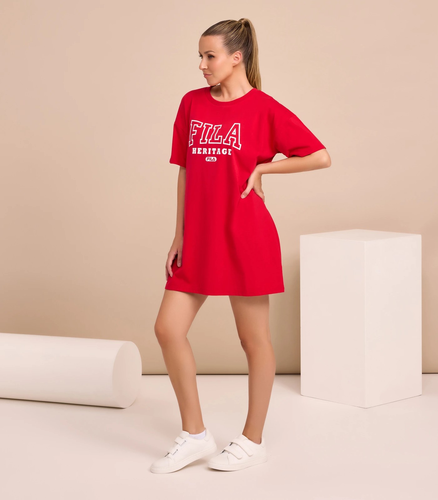 Fila t cheap shirt dress