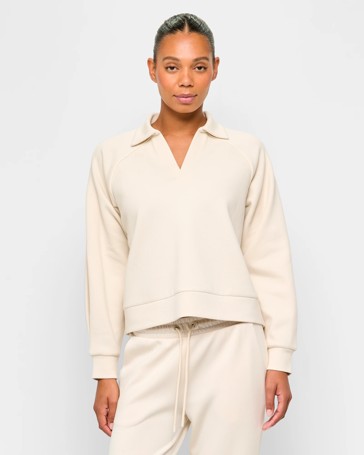 Active Australian Cotton Blend Travel Edit Fleece Top