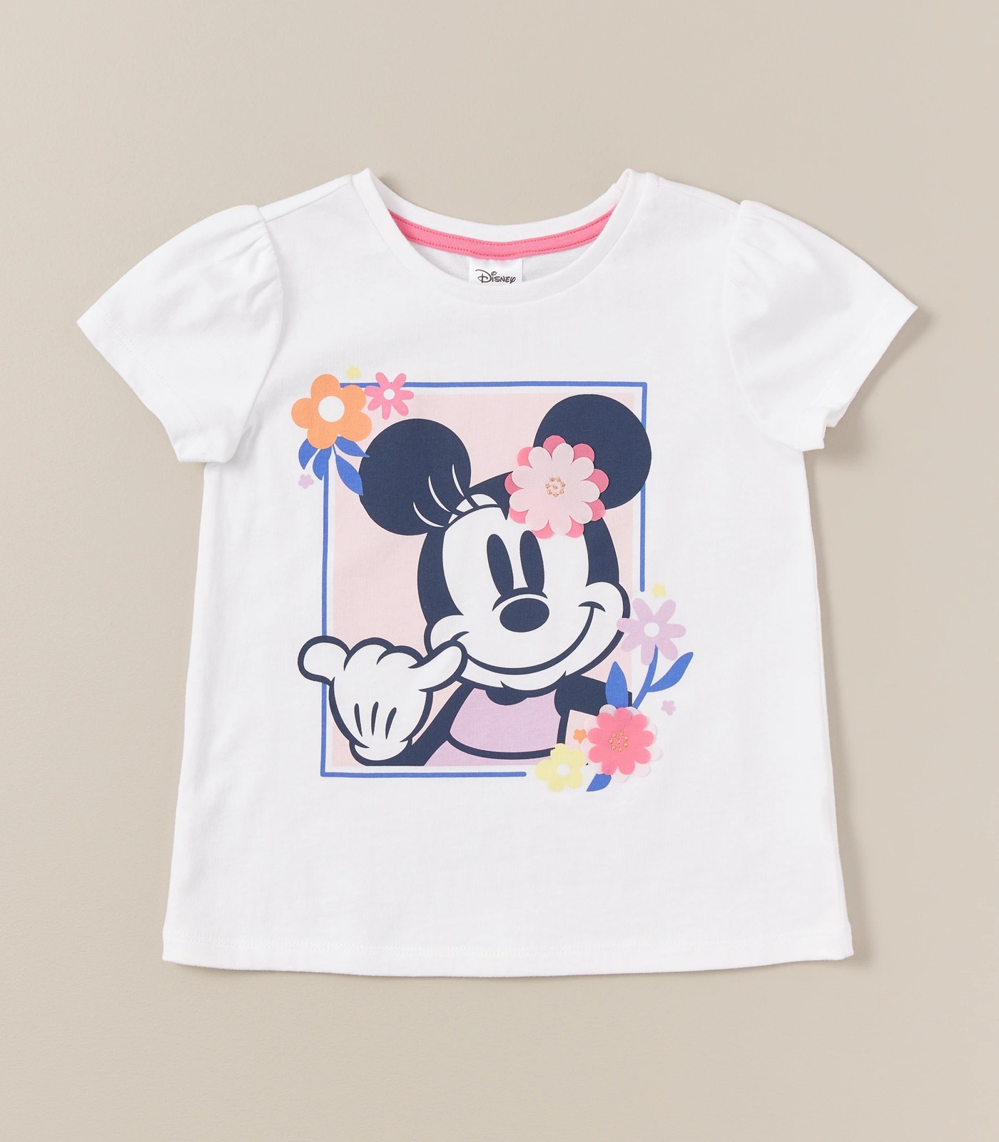 Disney Minnie Mouse 3D Floral T-shirt 3 of 6