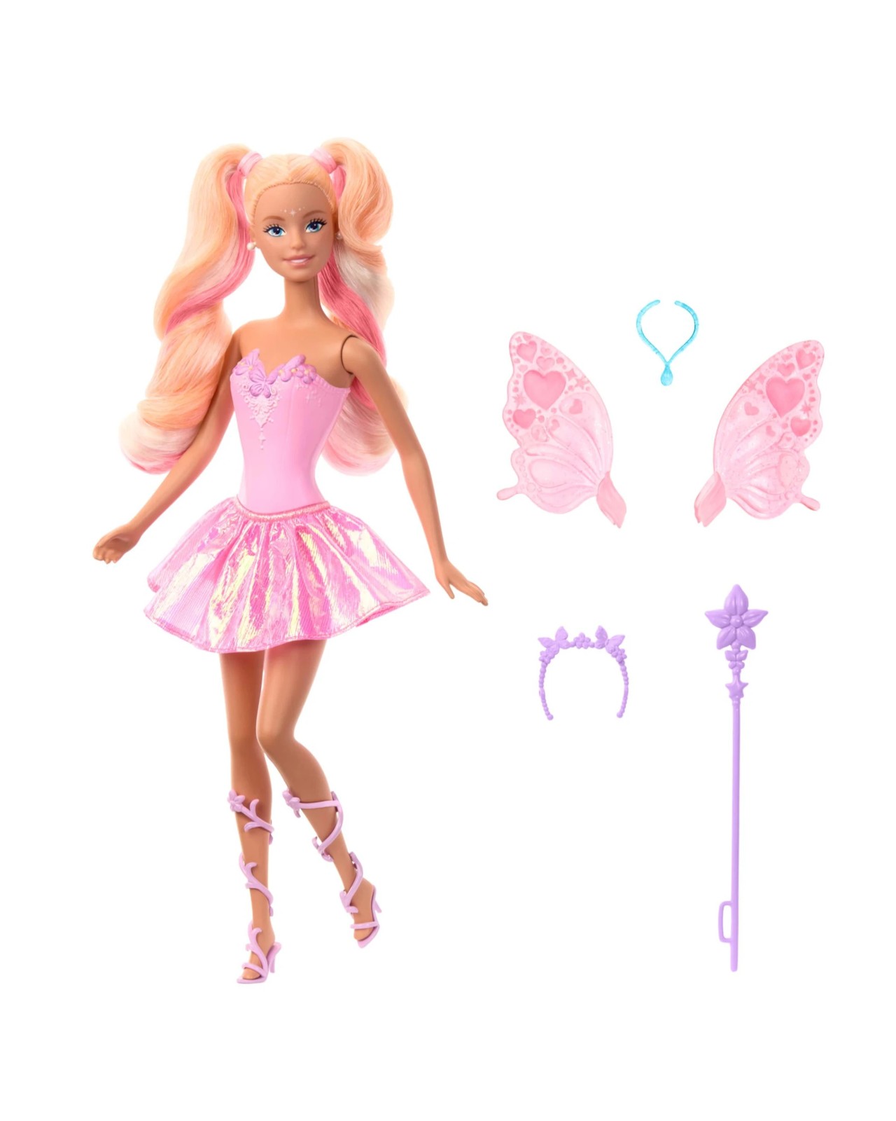 Mattel Barbie Fantasy Fairy Doll with Colour-Change Wings 2 of 5