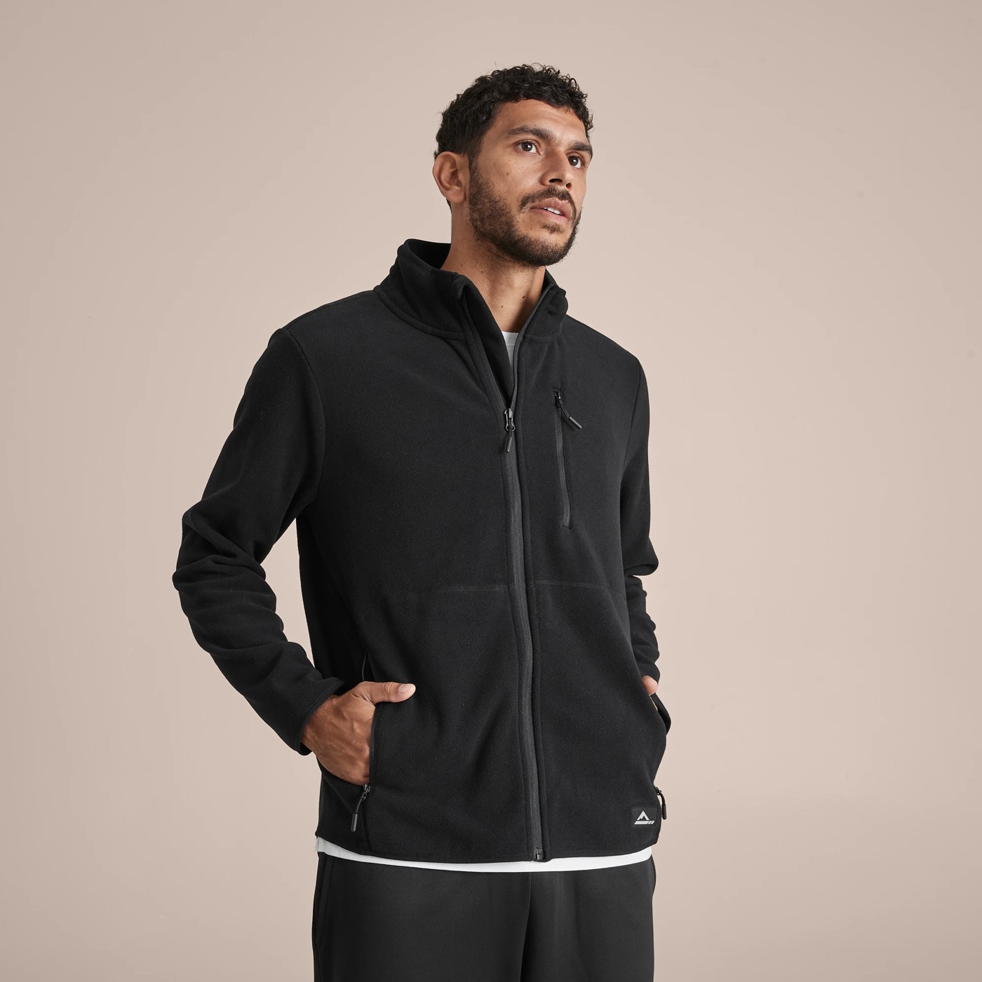 Polar Fleece Zip-Up Hoodie