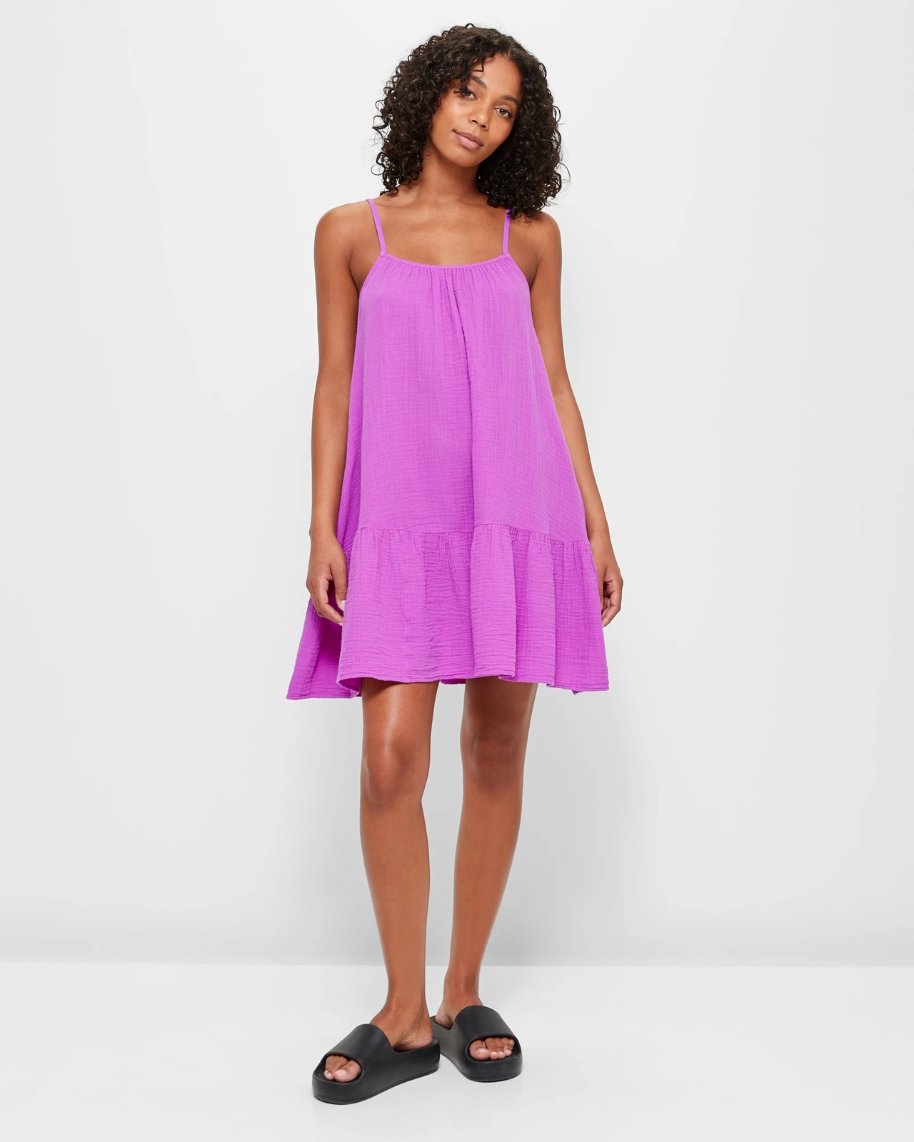 Double Cloth Mini Dress 2 of 5