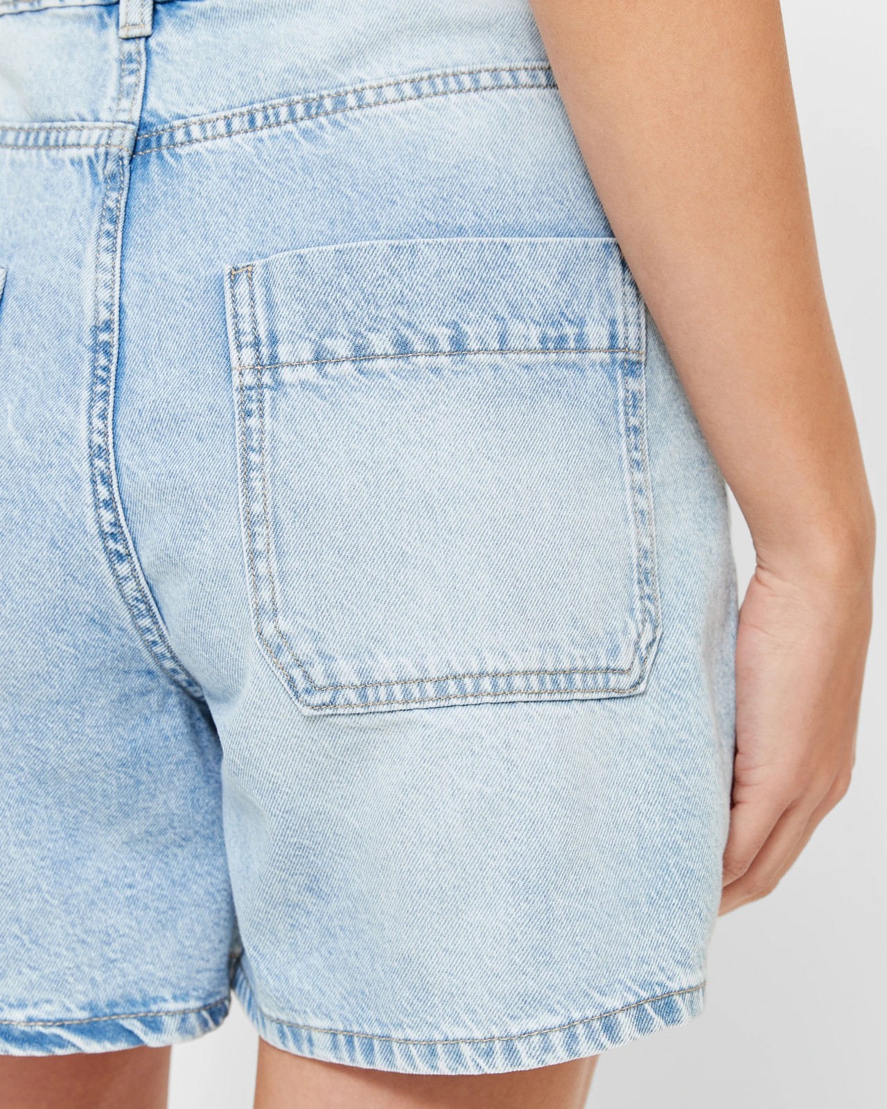 High waisted denim shorts target on sale