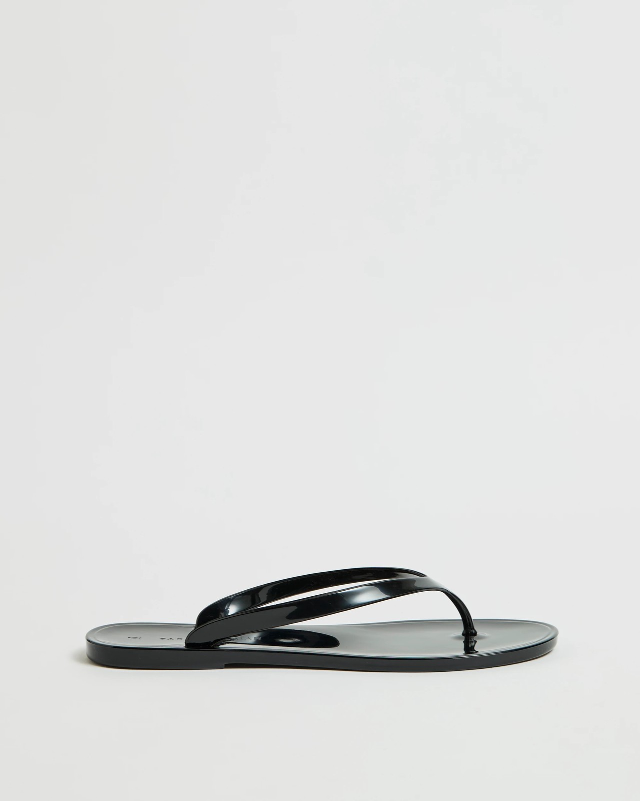 Mimi Round Toe Thongs - Black 2 of 2