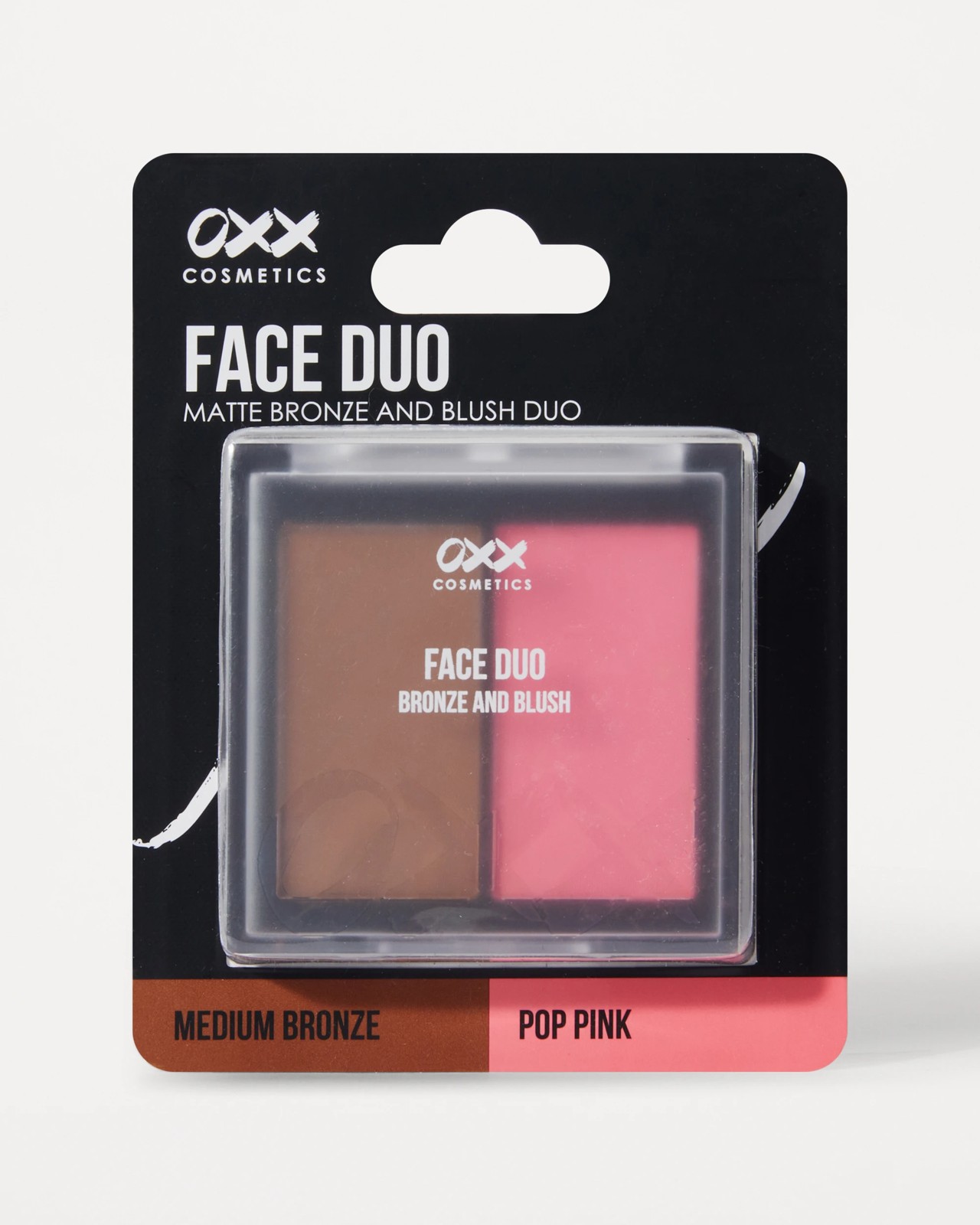 OXX Cosmetics Face Duo: Matte Bronze and Blush Duo - Medium Bronze and Pop Pink 4 of 5