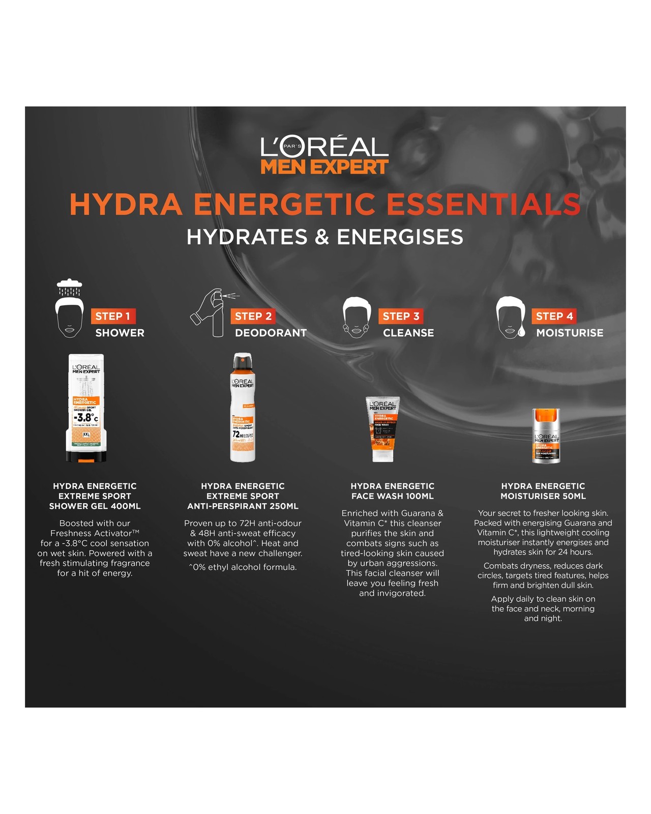 L'Oreal Paris Men Expert Hydra Energetic Essentials 4 of 5