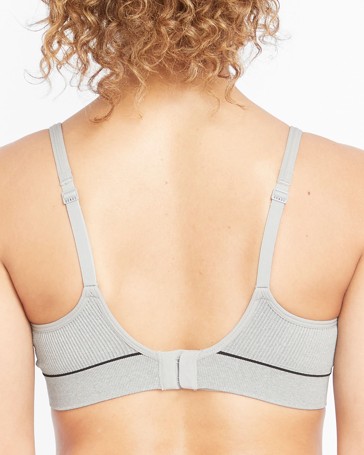 Womens Retro Rib T-Shirt Crop Bra - Bonds