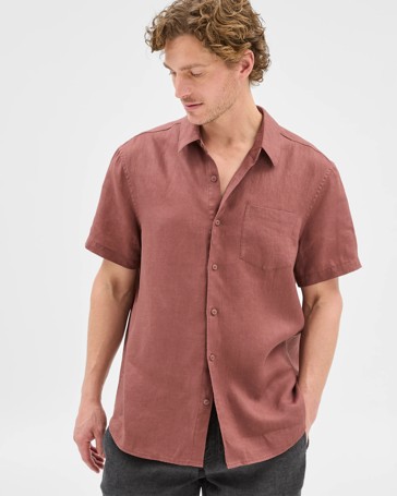 European Linen Short Sleeve Shirt