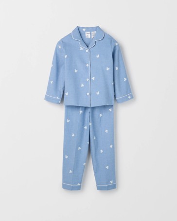 Disney Mickey Mouse Mini Me Australian Cotton Younger Girls Pyjama Set