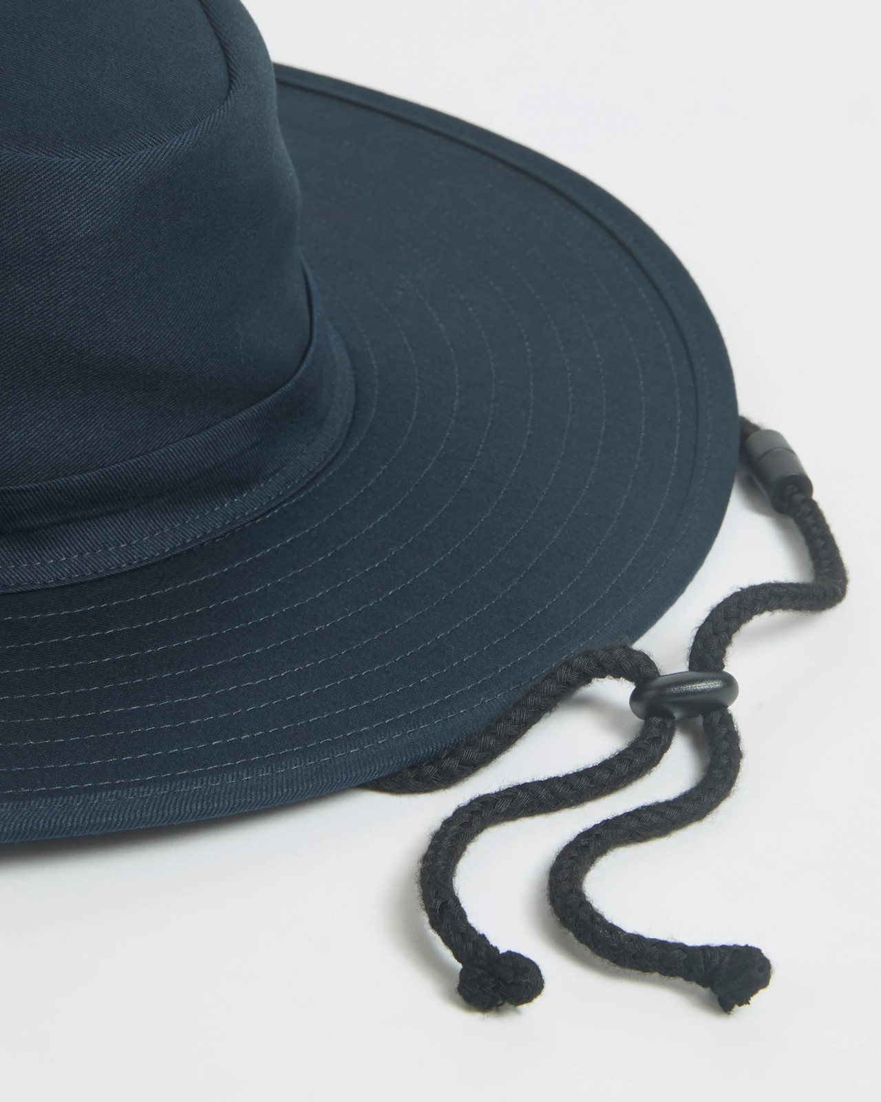 Cotton Back To School Wide Brim Hat - Navy 2 of 2