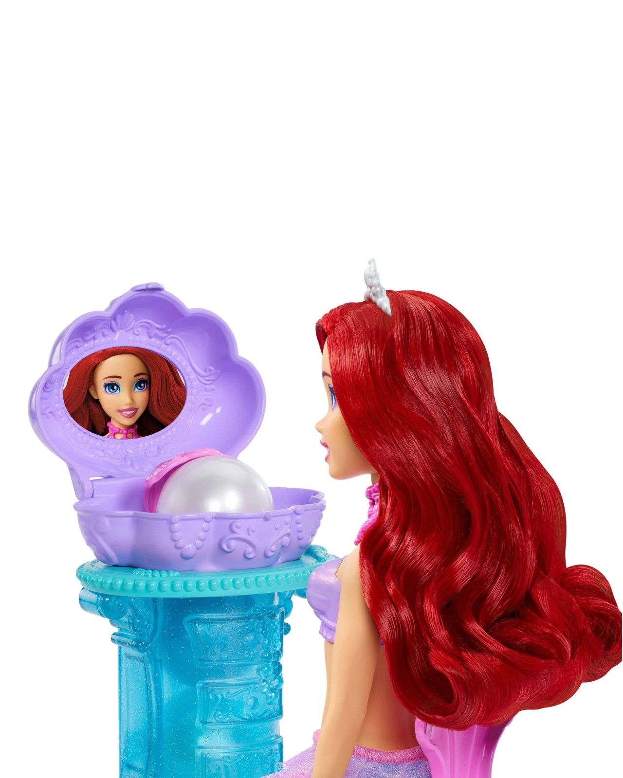 Disney Princess Ariel Vanity Pop Mermaid Fashion Doll & Vanity with 5 Pop-up Surprises 5 of 6
