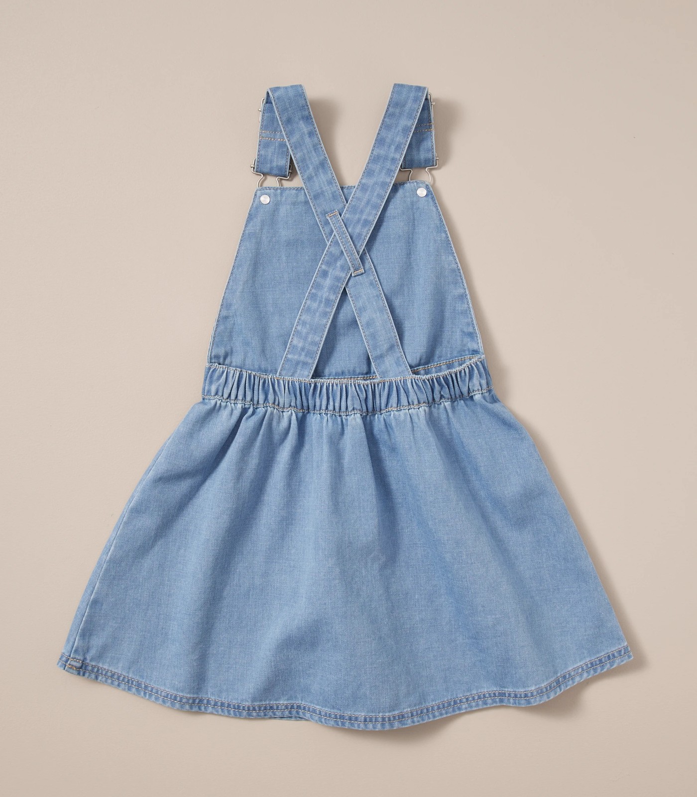 Baby girl denim hot sale pinafore dress